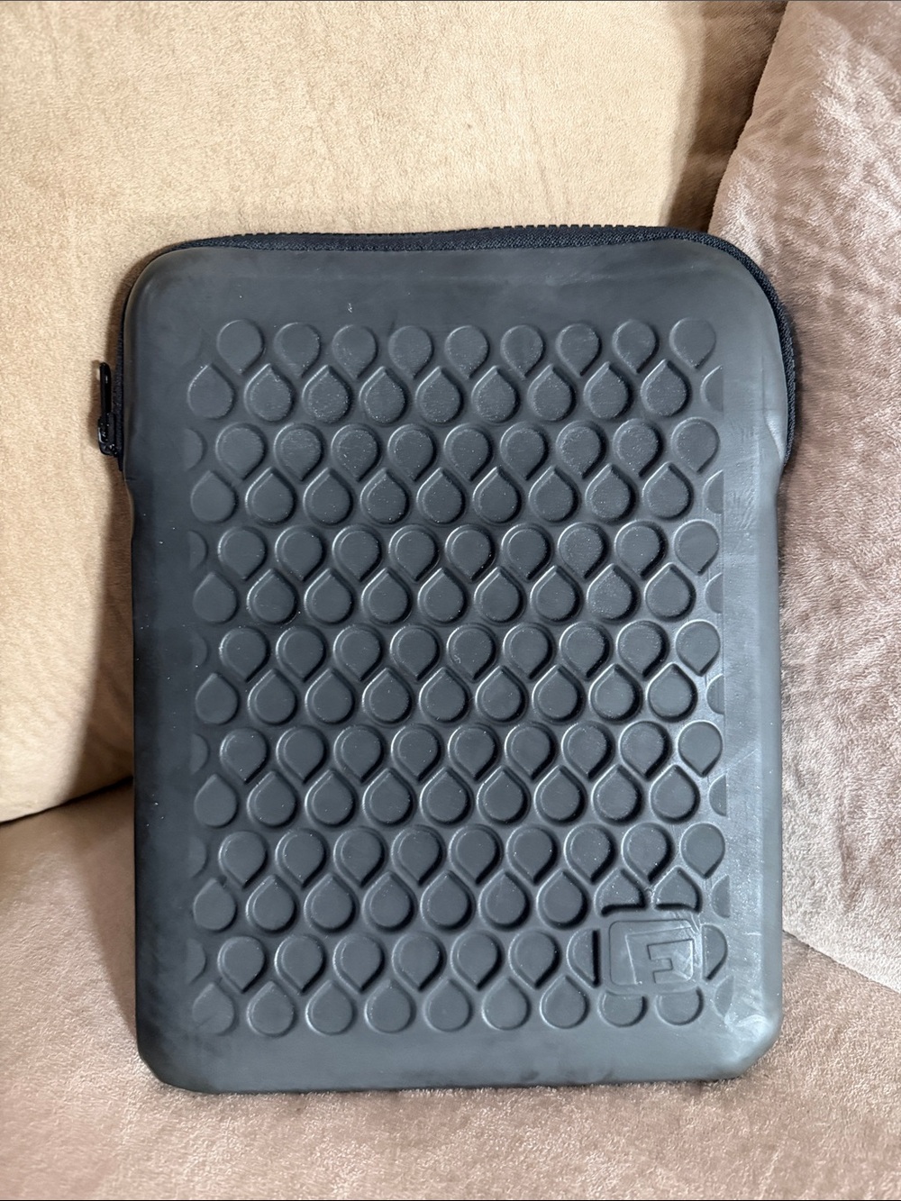 Black Textured Tablet Sleeve Case